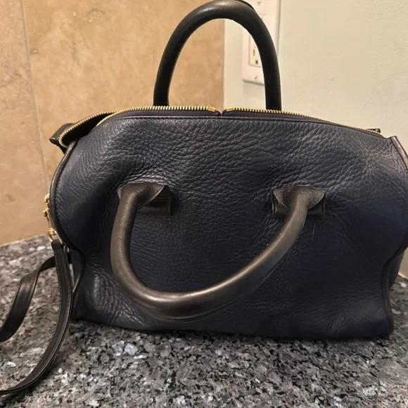 See by Chloe navy handbag. Good condition outside; well worn inside. See photos - Picture 3 of 8